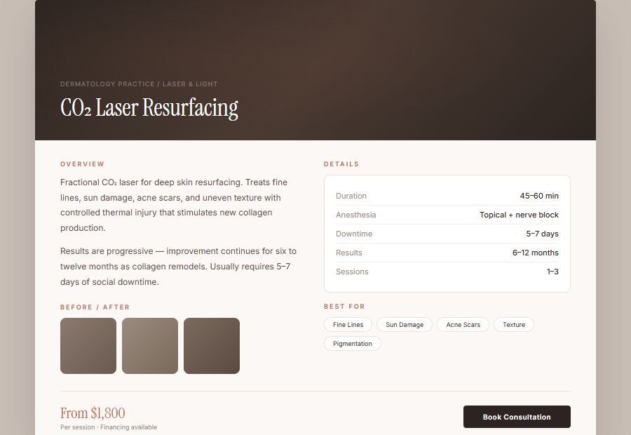 Coastal Dermatology website